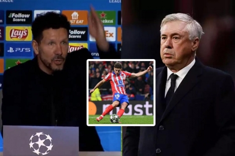 Ancelotti: 'Xem băng quay chậm, đúng là Alvarez đã chạm bóng 2 lần'