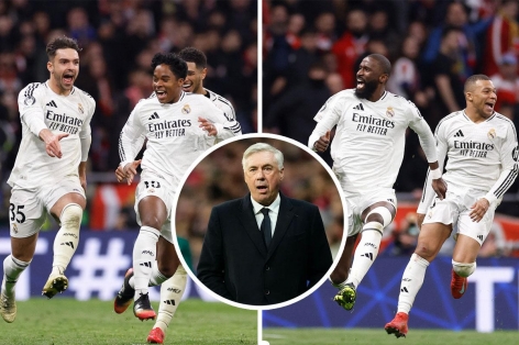 Ancelotti thừa nhận Real Madrid kiệt sức và thắng may mắn