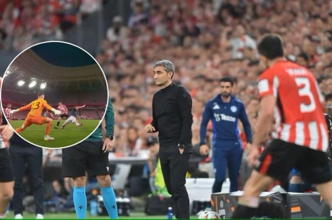 HLV Bilbao: 'Phạt đền là rõ ràng, nhưng thẻ đỏ thì quá nặng'