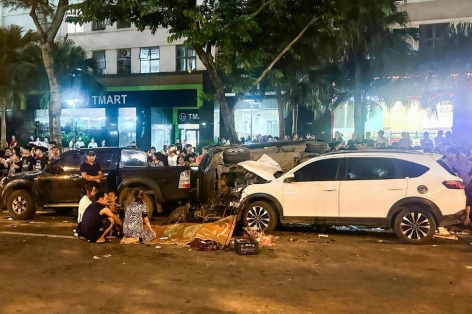 Tạm giữ tài xế gây tai nạn liên hoàn ở Hà Nội, nồng độ cồn vượt 2,2 lần mức 'kịch khung'