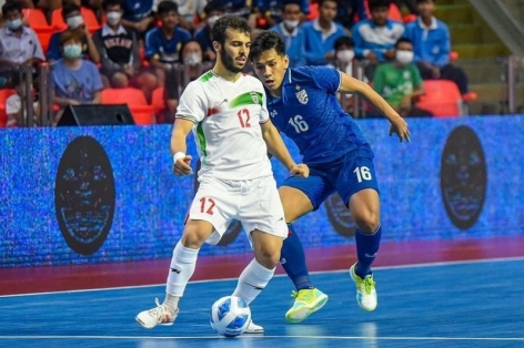 Trực tiếp futsal Thái Lan 0-1 Iran: Bàn thắng rất sớm