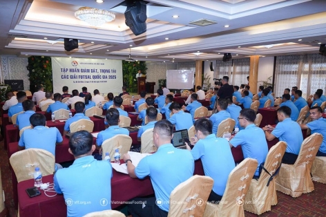 VFF tập huấn Giám sát, Trọng tài các giải Futsal quốc gia