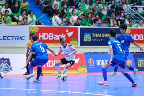 Kết quả lượt 5 giải futsal VĐQG: Thái Sơn Bắc áp sát ngôi đầu