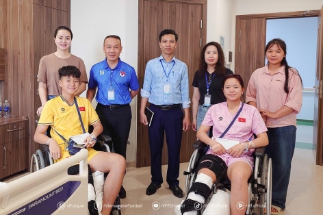 VFF động viên 2 tuyển thủ Việt Nam gặp chấn thương