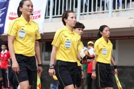 Trọng tài nữ tham gia trận đấu quan trọng bậc nhất V-League