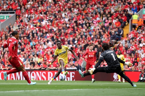 Trực tiếp Liverpool 0-1 Crystal Palace: Bất ngờ cực lớn