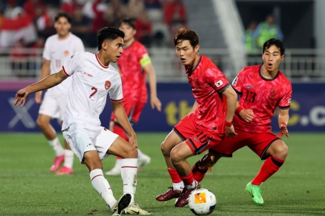 Bảng J vòng loại U23 châu Á 2026: Indonesia đại chiến Hàn Quốc