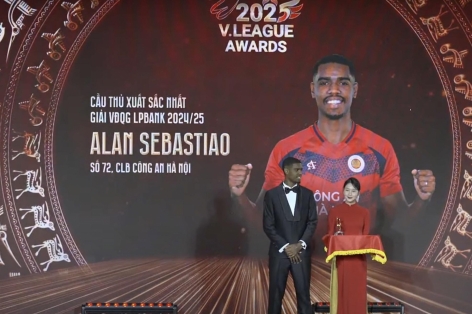 Trực tiếp Lễ trao giải V.League Awards 2025: Alan nhận giải cầu thủ xs nhất