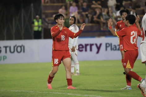 Trực tiếp nữ Việt Nam 5-0 UAE: Hoàn toàn áp đảo