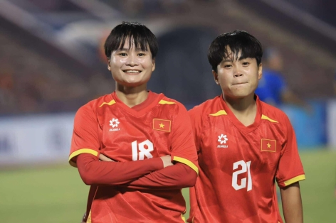 Trực tiếp nữ Việt Nam 1-0 Guam: Bàn thắng rất sớm