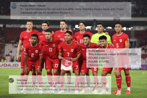 CĐV Đông Nam Á phản ứng khi Indonesia vào bảng khó ở VL World Cup