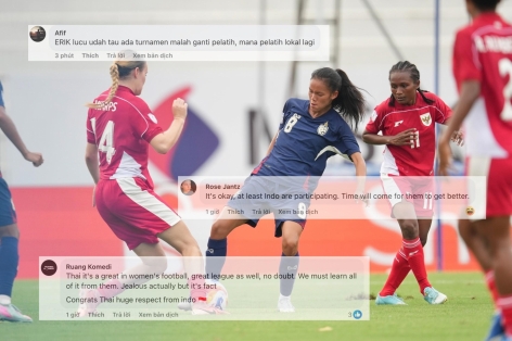 CĐV Đông Nam Á đồng loạt phản ứng khi Indonesia thua Thái Lan 0-7
