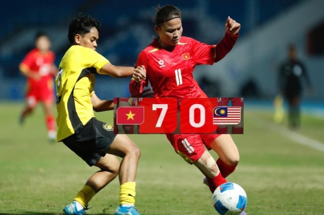 Thắng 7-0, Việt Nam khiến Malaysia thua trận đậm nhất lịch sử