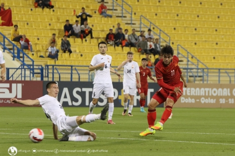 Trực tiếp U23 Việt Nam 0-0 U23 Kyrgyzstan: Nhường thế trận