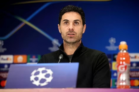 Arteta lên 'dây cót' học trò, quyết tâm chinh phục Champions League