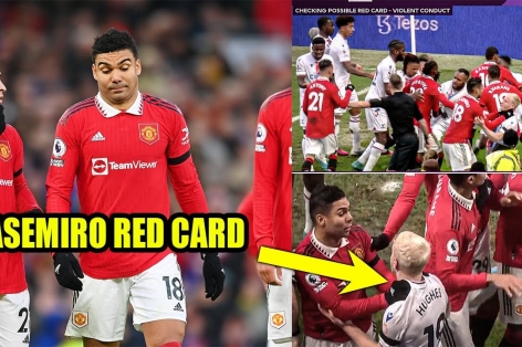 XÁC NHẬN: Man Utd có quyết định với tấm thẻ đỏ của Casemiro