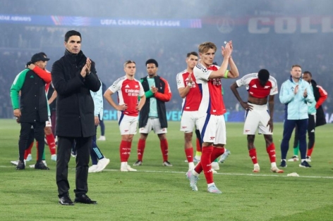 Arsenal nhận tin vui lớn dù bị PSG loại khỏi Champions League