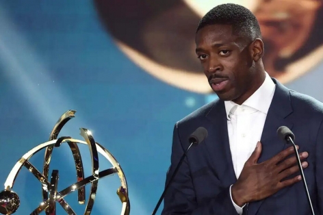 Dembele chính thức nhận danh hiệu cao quý