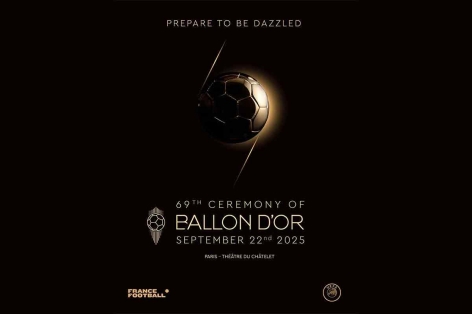 Chính thức: Ấn định ngày diễn ra lễ trao giải Ballon D’or 2025