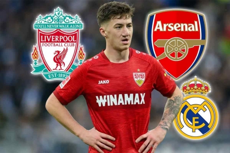 Liverpool, Real và Arsenal cạnh tranh mục tiêu 50 triệu Bảng