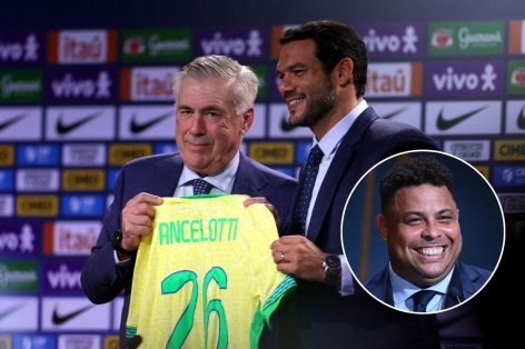 Ronaldo: 'Ancelotti là HLV lý tưởng để đưa Brazil vô địch World Cup 2026'