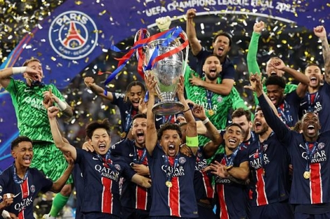 Trận chung kết PSG 5-0 Inter đi vào lịch sử Champions League