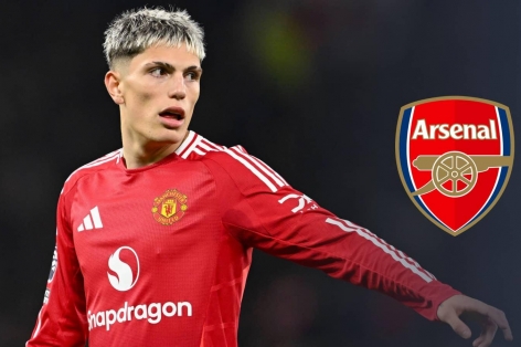 Garnacho lọt vào tầm ngắm của Arsenal