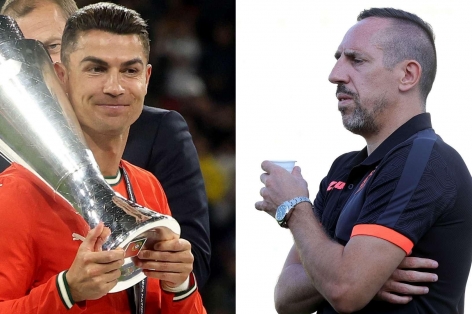Cà khịa Ronaldo, Ribery nhận 'mưa gạch đá' từ fan Bồ Đào Nha