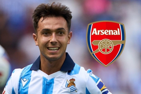 Arsenal hoàn thành mọi thủ tục chiêu mộ Zubimendi