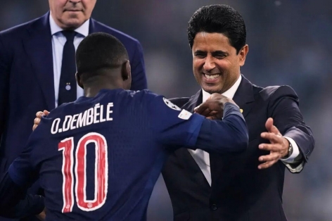 Chủ tịch PSG: 'Dembele không đoạt Quả bóng vàng là điều bất thường'
