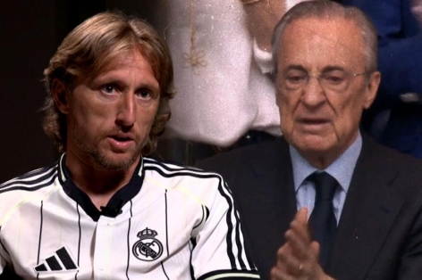 Chủ tịch Florentino Perez khóc nghẹn ngày chia tay Luka Modric