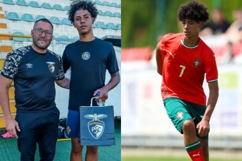 Con trai Ronaldo bất ngờ tập luyện tại CLB ít ai ngờ tới