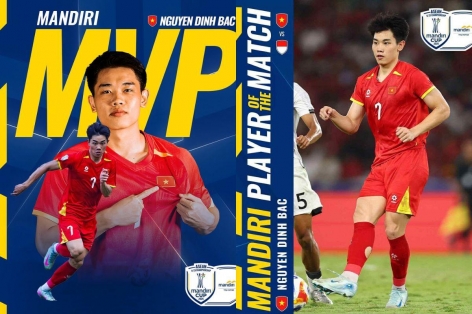 Đình Bắc nhận cú đúp giải thưởng tại chung kết U23 Đông Nam Á 2025