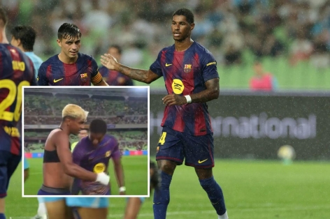 Nhờ 'xin vía' Yamal, Rashford lập tức ghi bàn ra mắt Barca
