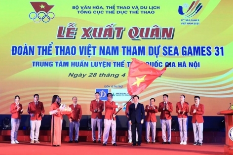 Lễ xuất quân Đoàn Thể thao Việt Nam tham dự SEA Games 31 hứa hẹn mang tới nhiều thành tích nổi bật