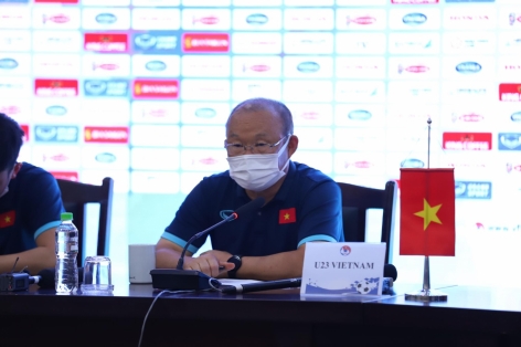 HLV Park Hang-seo: 'Hoàng Đức có thể đá tiền đạo tại SEA Games 31'