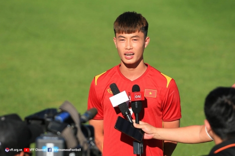Em út của U23 Việt Nam háo hức đối đầu cầu thủ đặc biệt của U23 Hàn Quốc