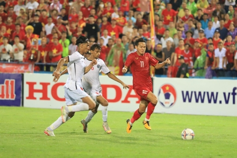 Trực tiếp U23 Việt Nam 0-0 U23 Kuwait: Đình Bắc bị đau