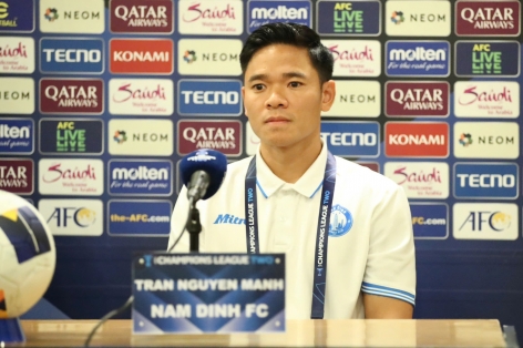 Thủ môn Nguyên Mạnh: 'Bangkok United rất mạnh nhưng Nam Định...'