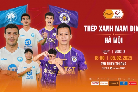 Hấp dẫn trận khai xuân V-League giữa Nam Định vs Hà Nội