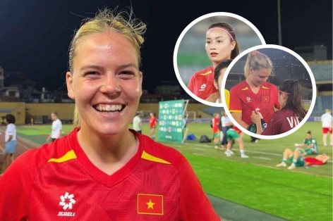 Chị gái Florian Wirtz đổi áo, khen 'hot girl' ĐT nữ Việt Nam