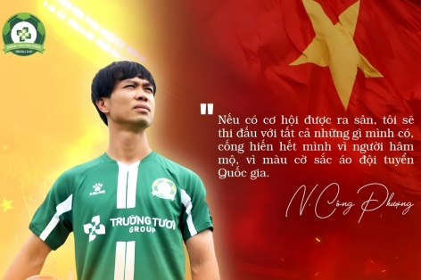 Công Phượng nói thật lòng về việc trở lại ĐT Việt Nam