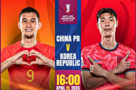 Trực tiếp U23 Trung Quốc 0-0 U23 Hàn Quốc: Nhập cuộc hấp dẫn
