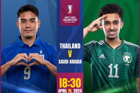 Trực tiếp U23 Thái Lan 0-1 U23 Ả Rập Xê Út: Mở tỉ số sớm