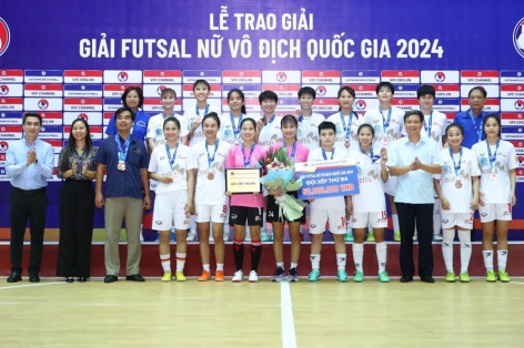 Đánh bại TPHCM, Phong Phú Hà Nam giành hạng 3 giải VĐQG futsal nữ