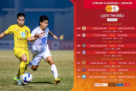 Trước vòng 22 V-League: Kịch tính cuộc đua trụ hạng