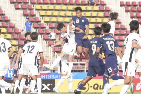 U23 Thái Lan thua đau Hồng Kông trên sân nhà