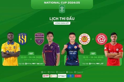 Trước vòng bán kết Cúp QG: Xác định trận chung kết rực lửa