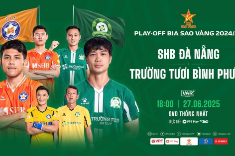 Trực tiếp Bình Phước vs Đà Nẵng, 18h00 hôm nay 27/6