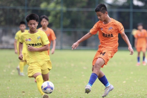 SLNA đấu Nam Định ở chung kết U13 Quốc gia